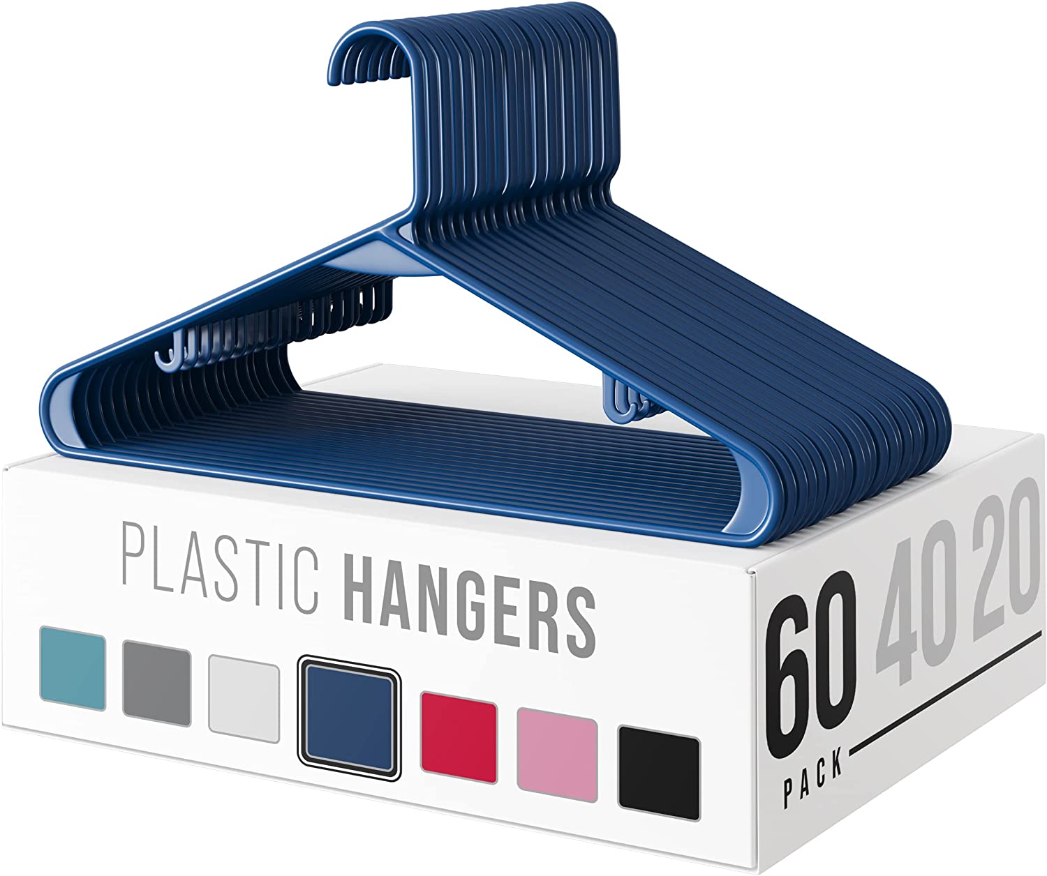 Neaterize NEATERIZE Plastic Clothes Hangers